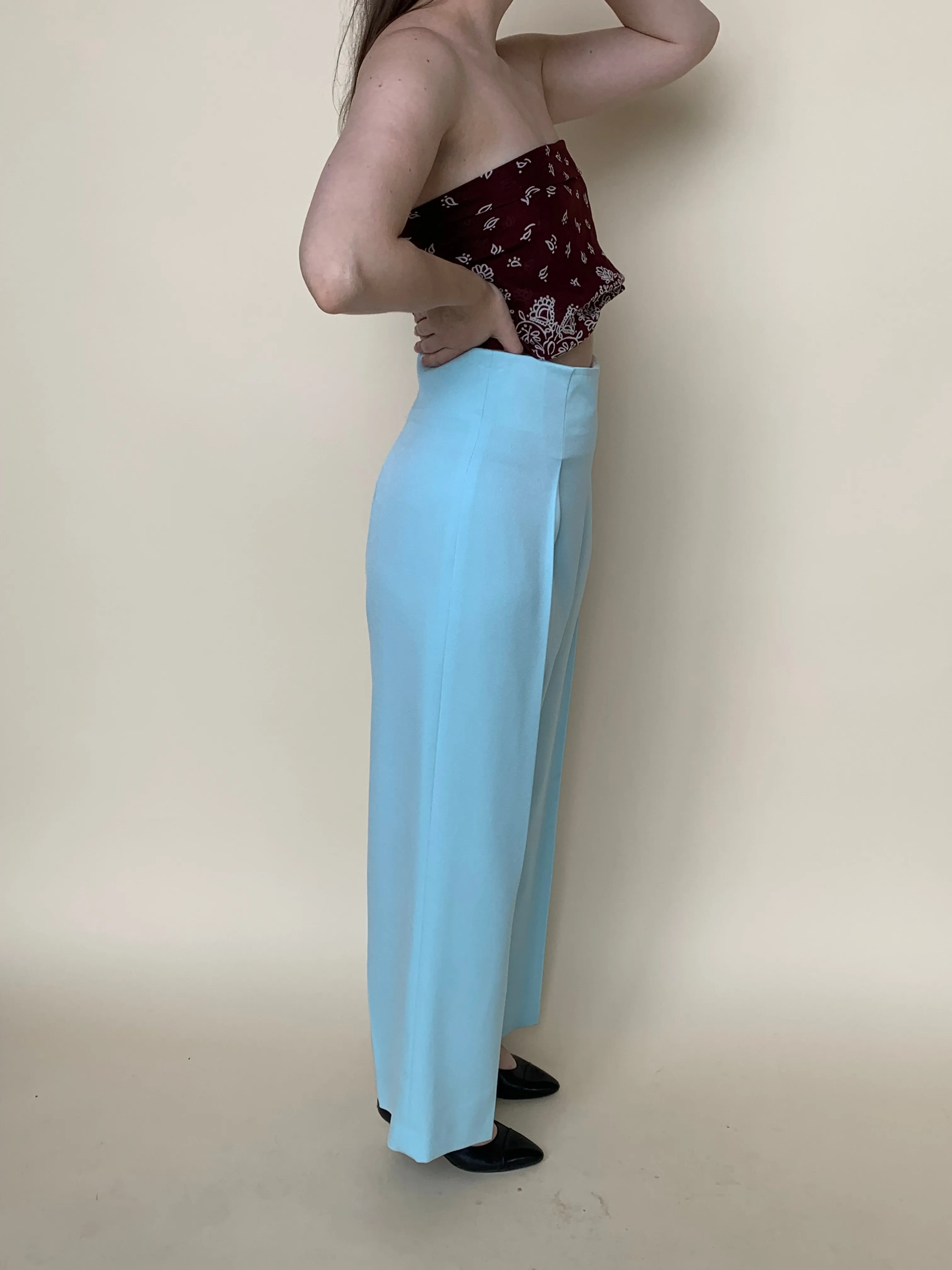 3.1 Phillip Lim sky blue trousers