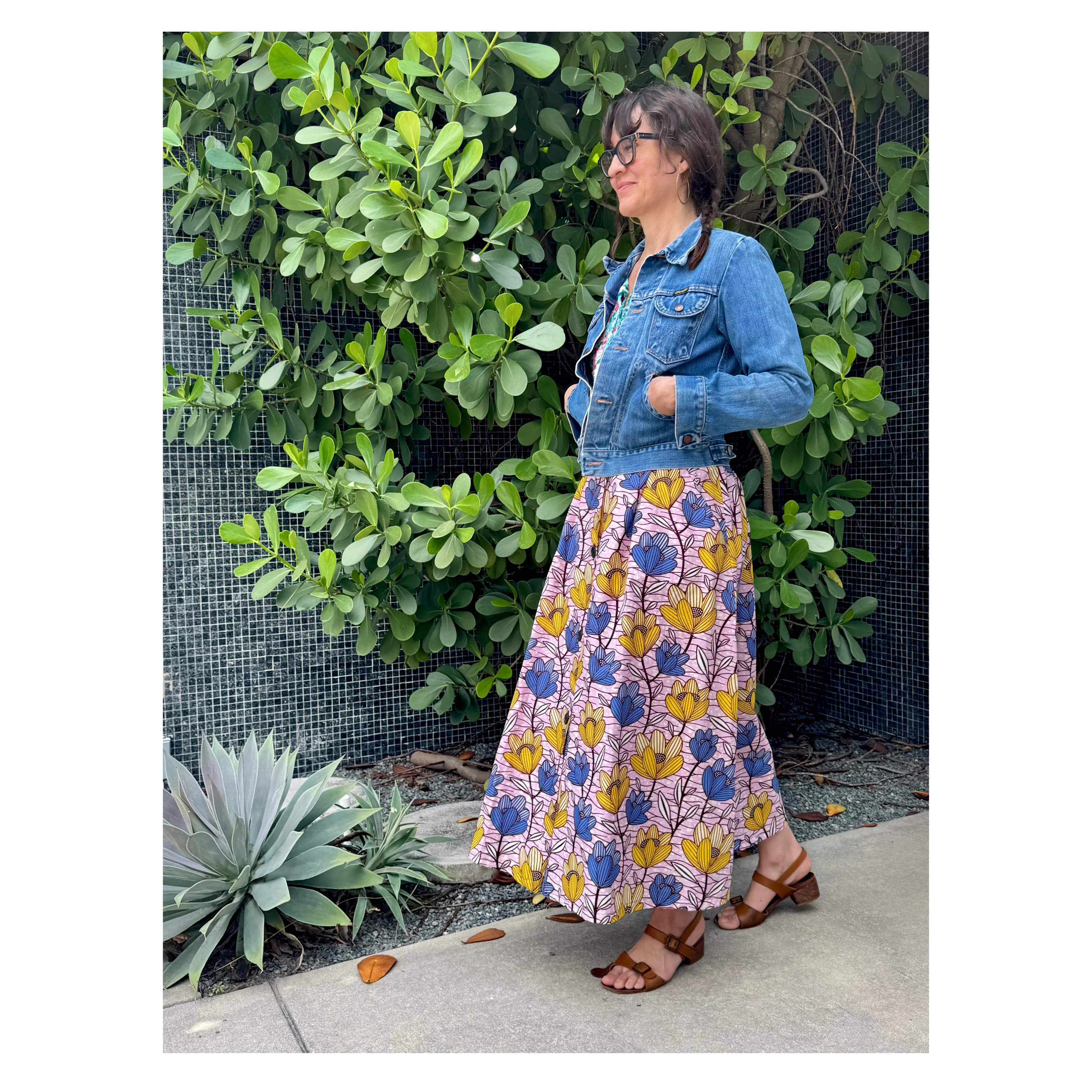 African Batik Midi Skirts - Bahaari Collection