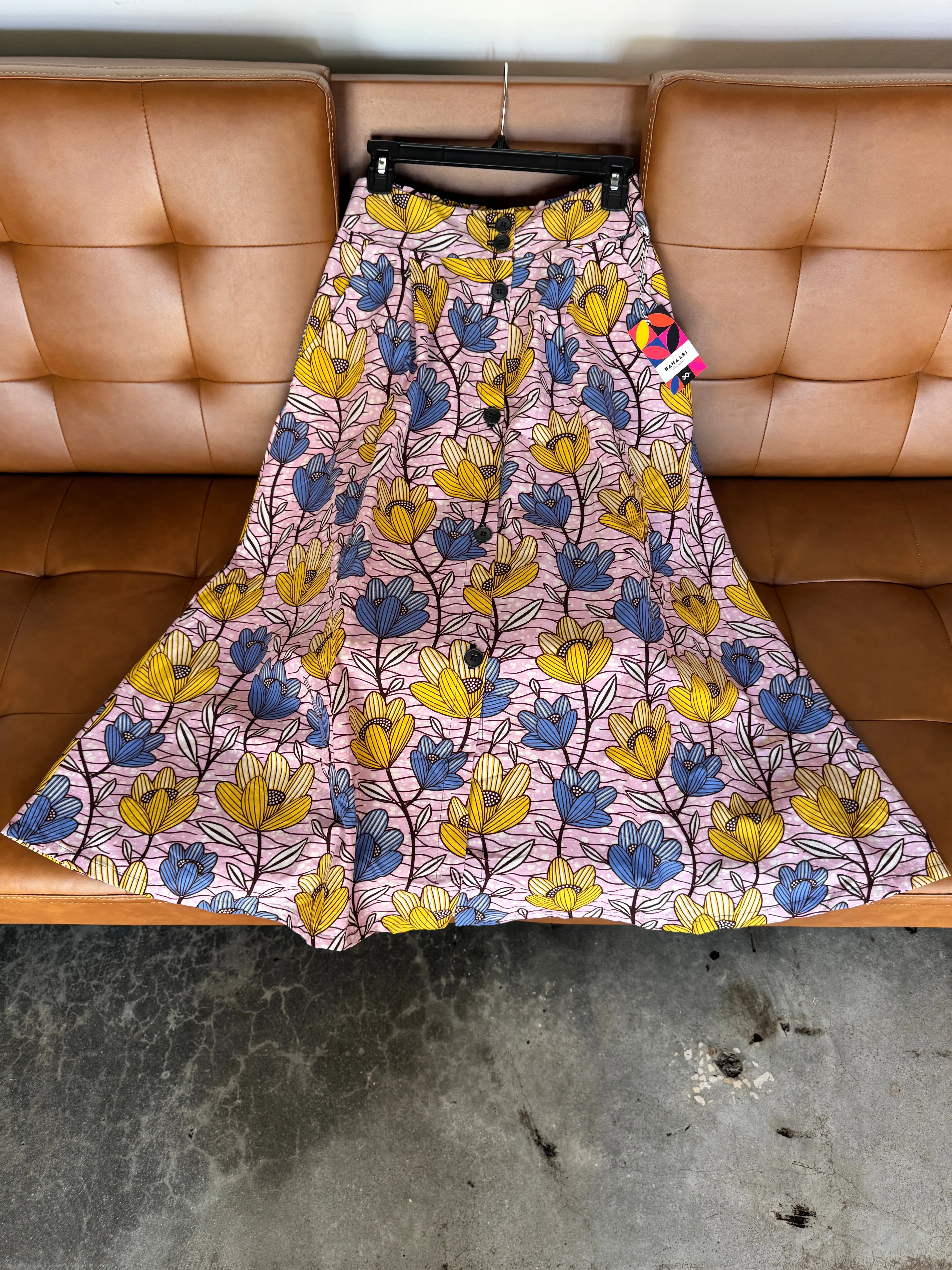 African Batik Midi Skirts - Bahaari Collection