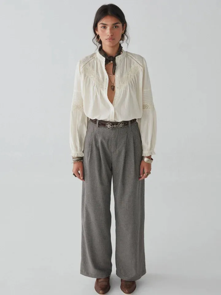 Agueda Blouse - Romance Bone