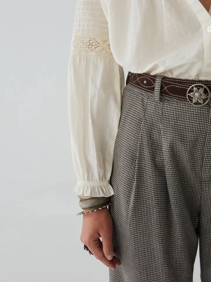 Agueda Blouse - Romance Bone