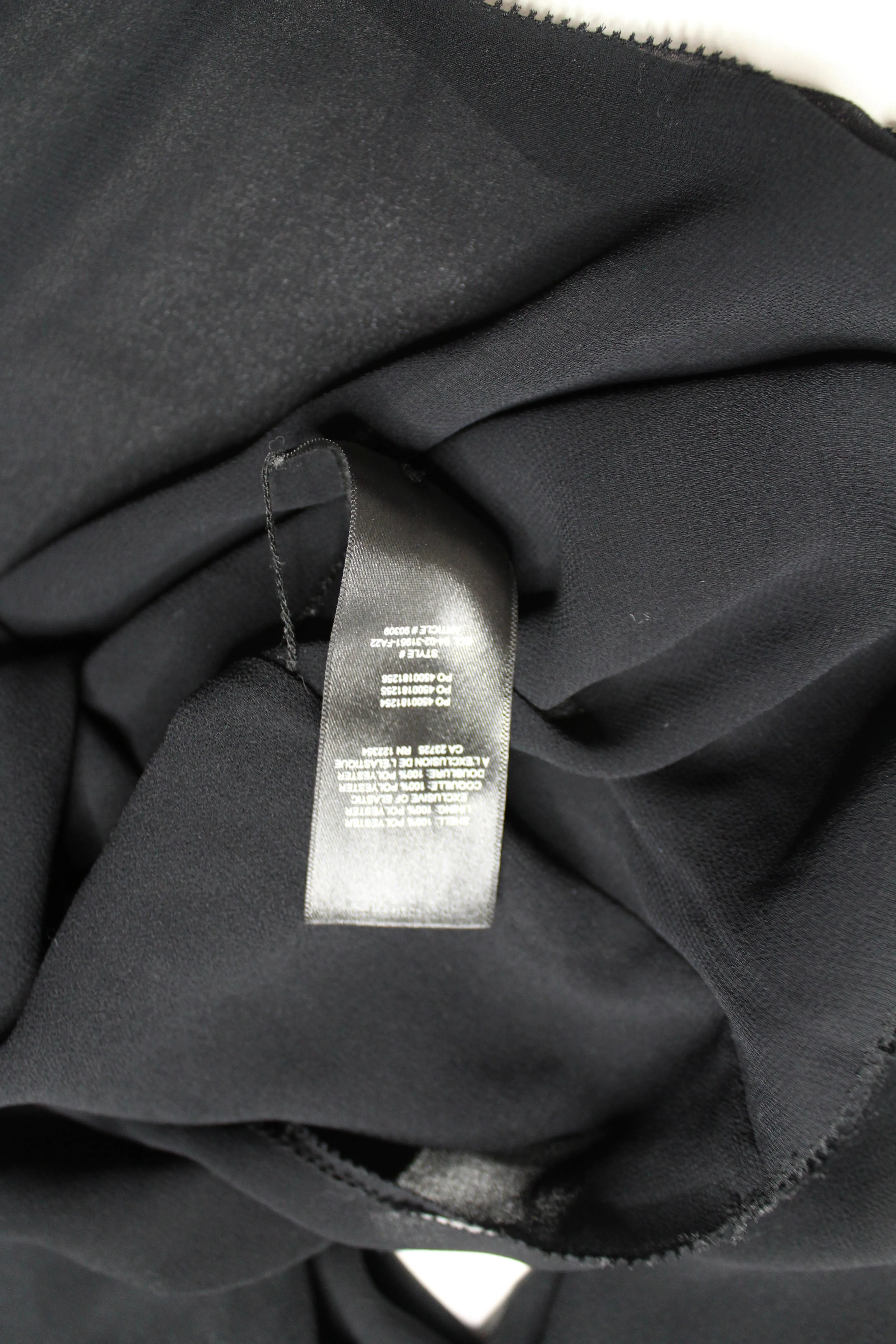 Aritzia wilfred black valencia blouse, size large (price reduced: was $58)