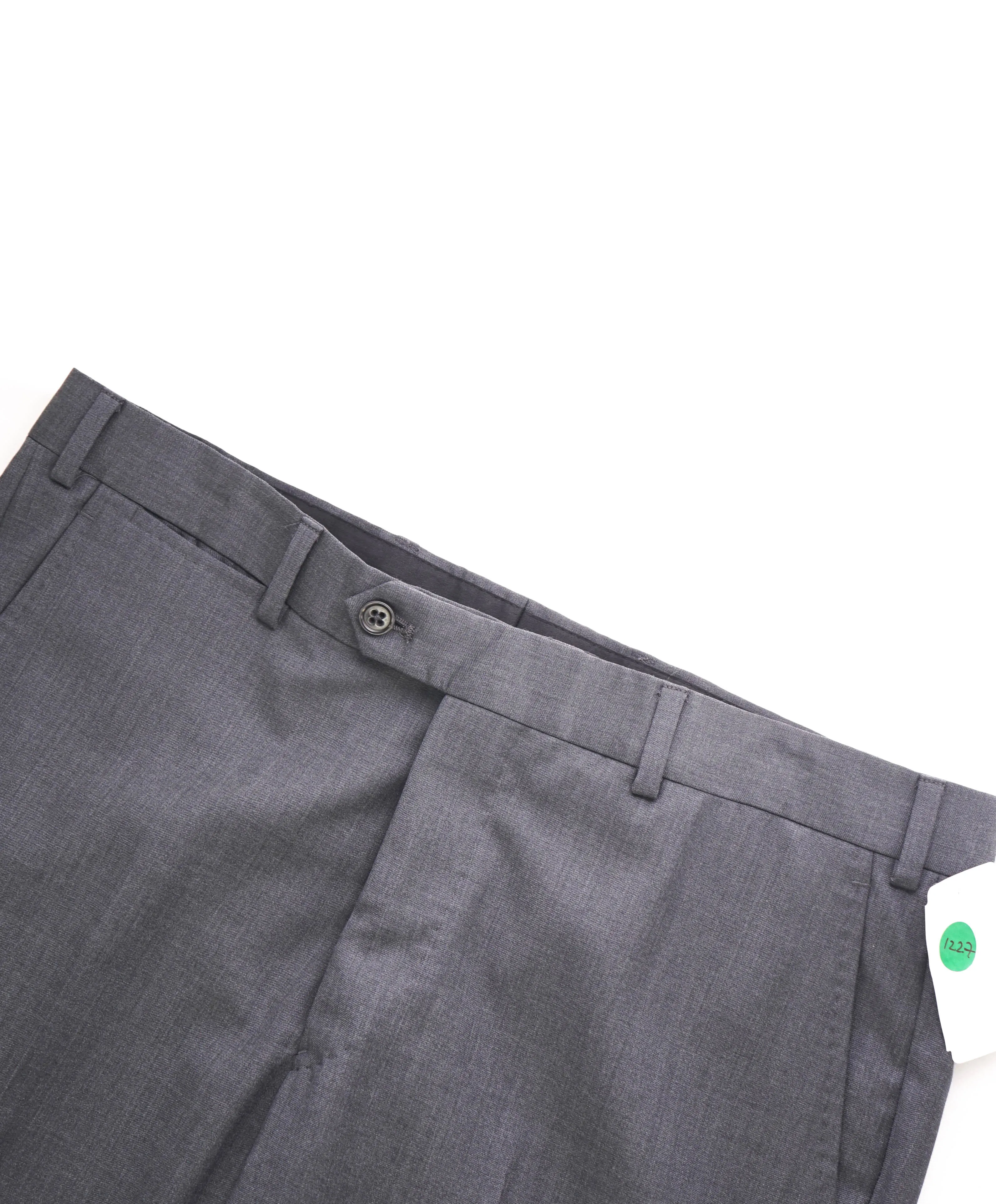 ARMANI COLLEZIONI - Medium Gray *CLOSET STAPLE* Flat Front Dress Pants - 34W
