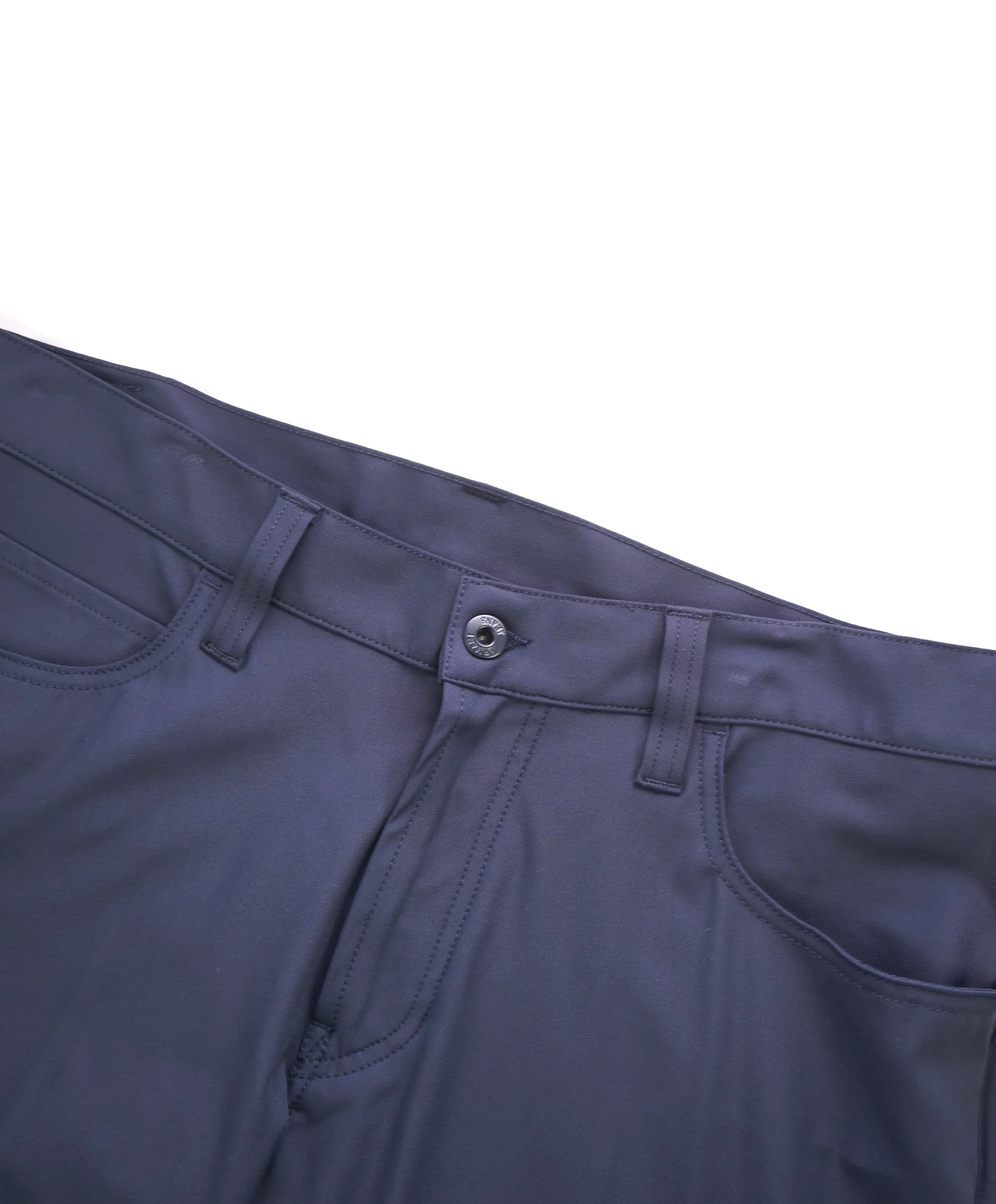 ARMANI JEANS - LOGO Blue Athleisure Stretch 5-Pocket Pants - 36W