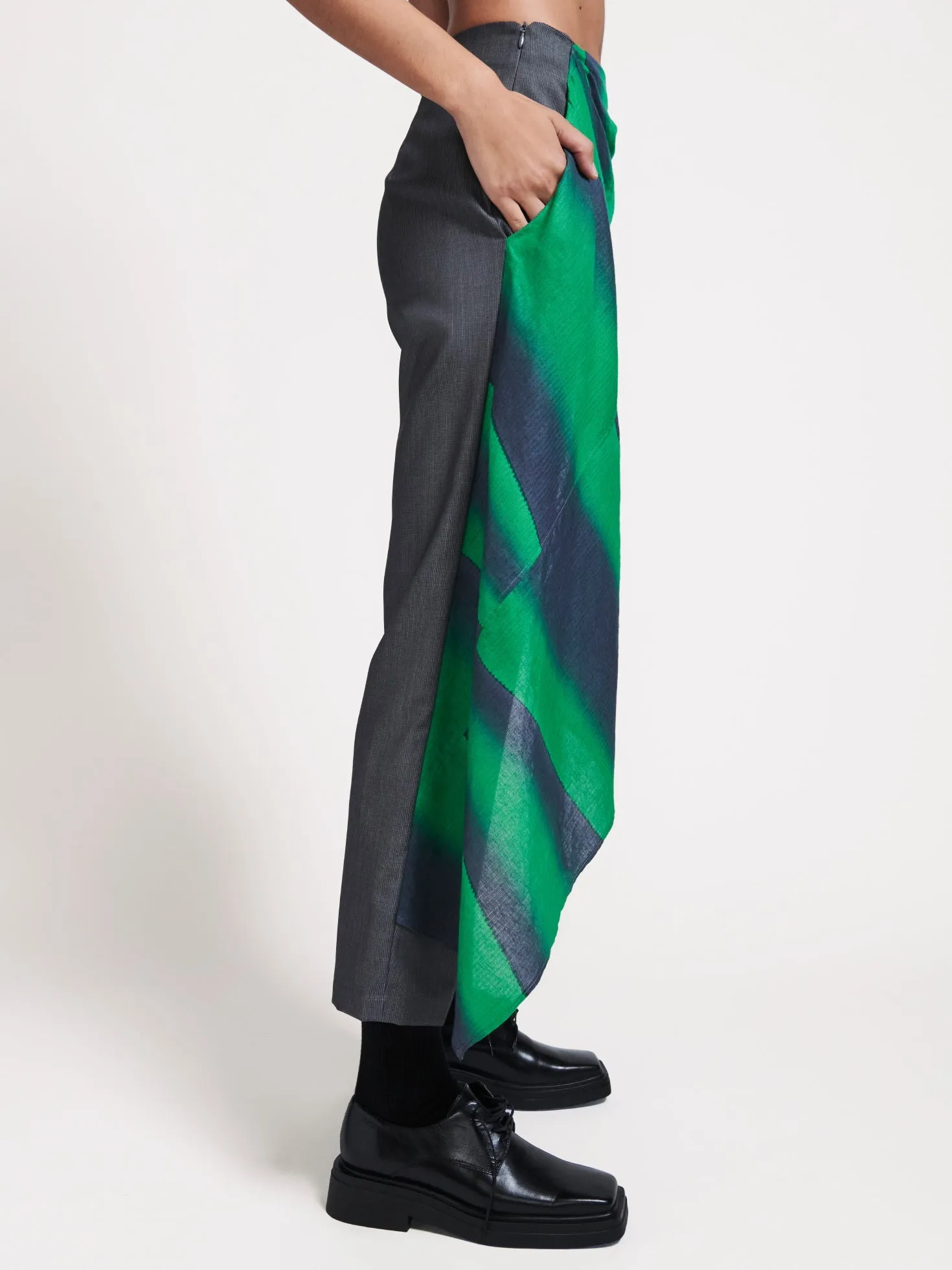 Asym Flap Pant Bokashi