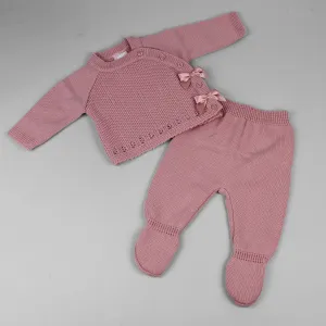 Baby Girl 2 Piece Knitted Suit - Pex Annie