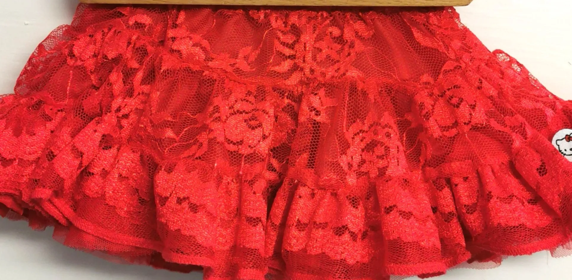 BABY GIRL SIZE 0/3 MONTHS - HELLO KITTY, Lace Tutu Skirt EUC B51