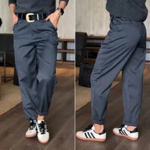 BB™ | Shaping striped trousers