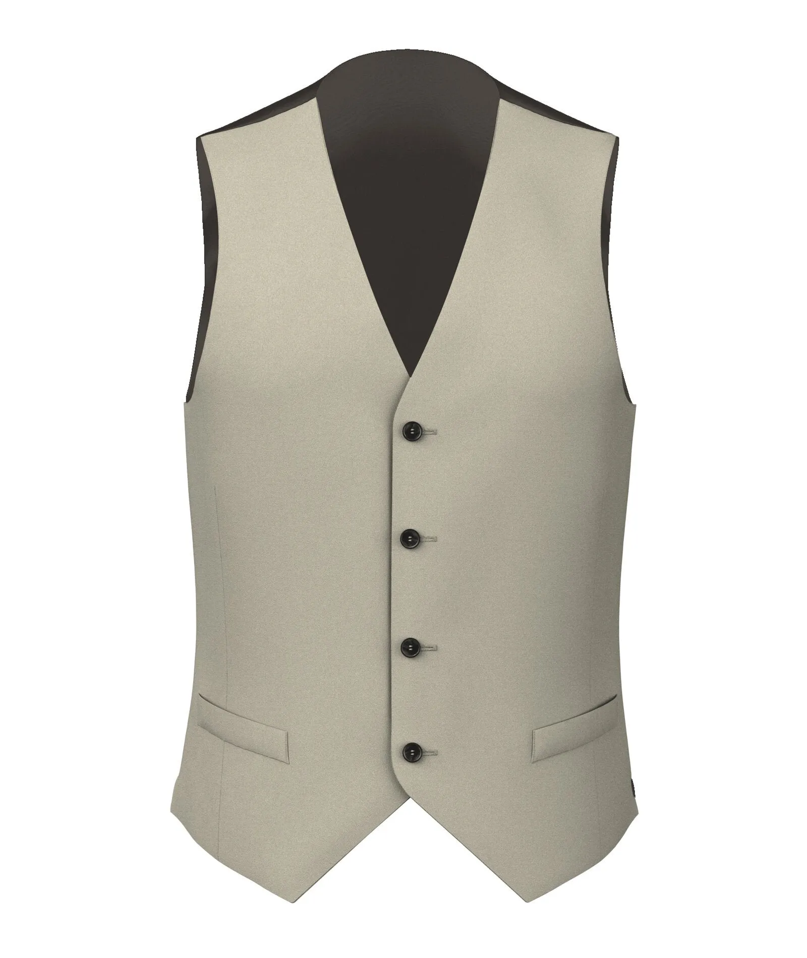 Beige Signature Waistcoat