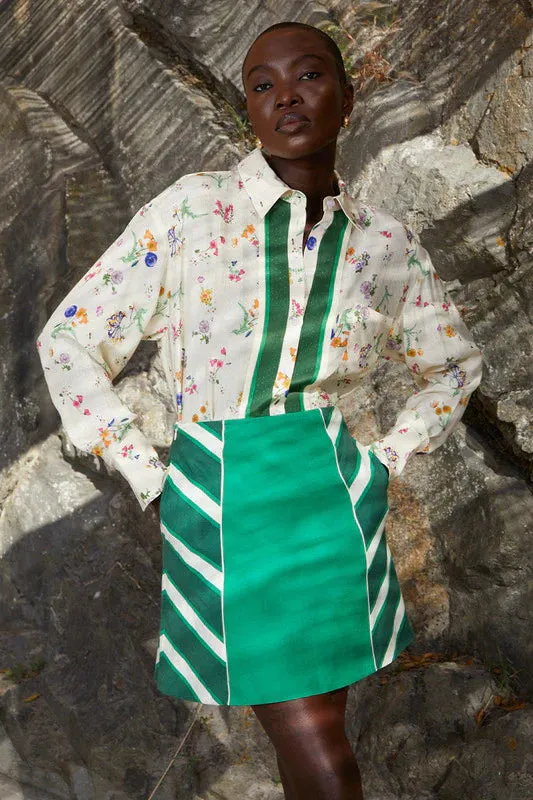 Bettina Stripe Mini Skirt