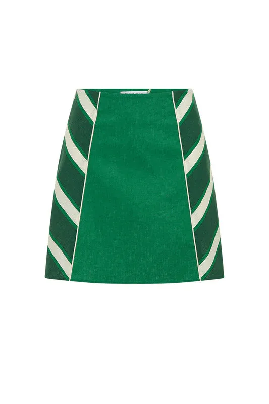 Bettina Stripe Mini Skirt