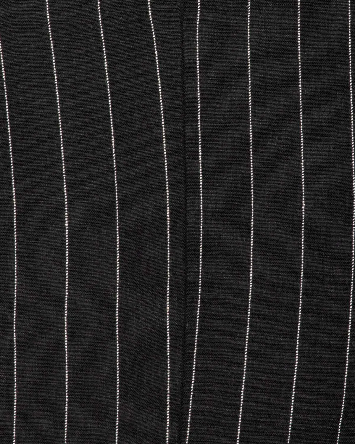 Black pinstripe '90s two piece suit