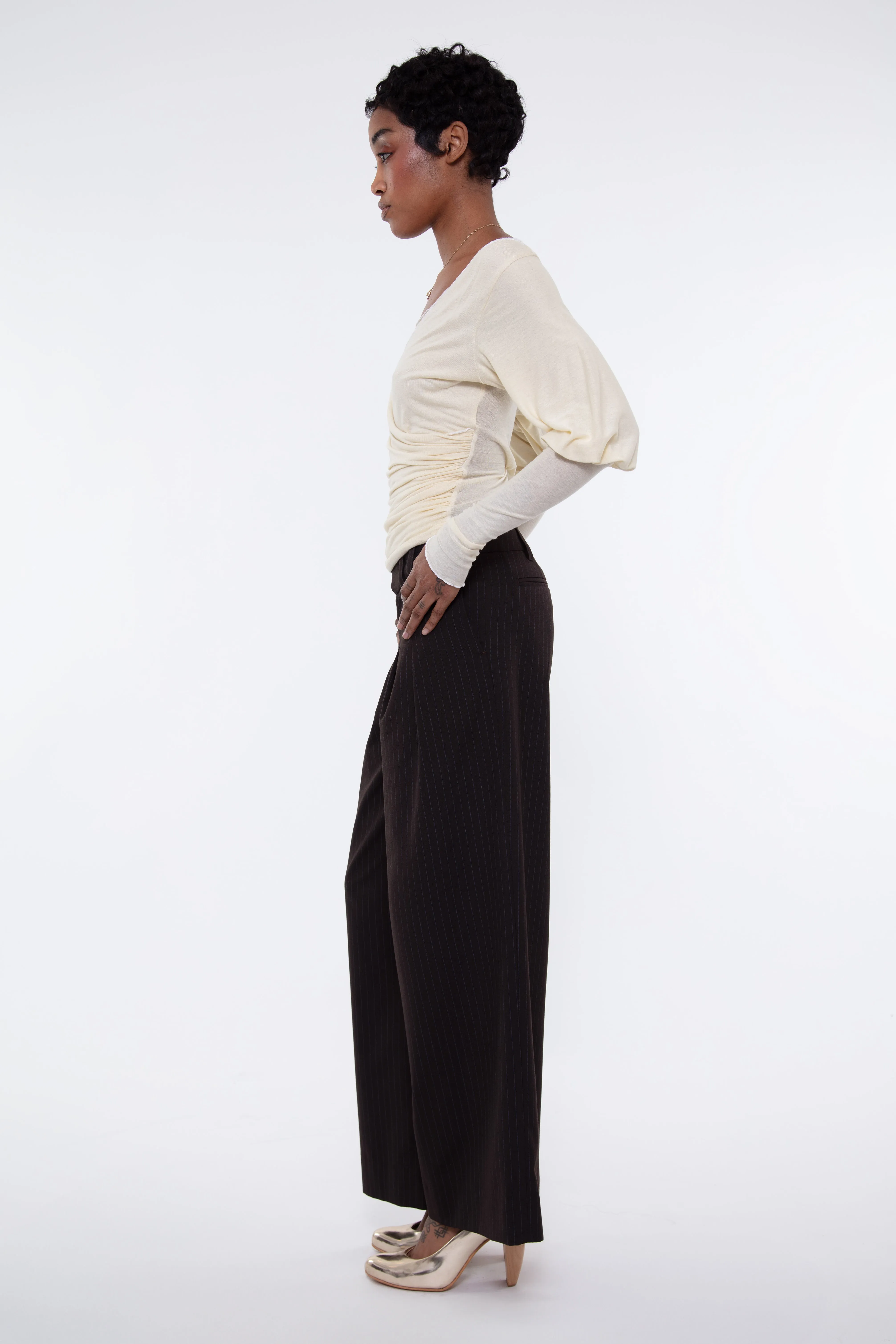 Blanco - Trousers (COCOA/PERIWINKLE)