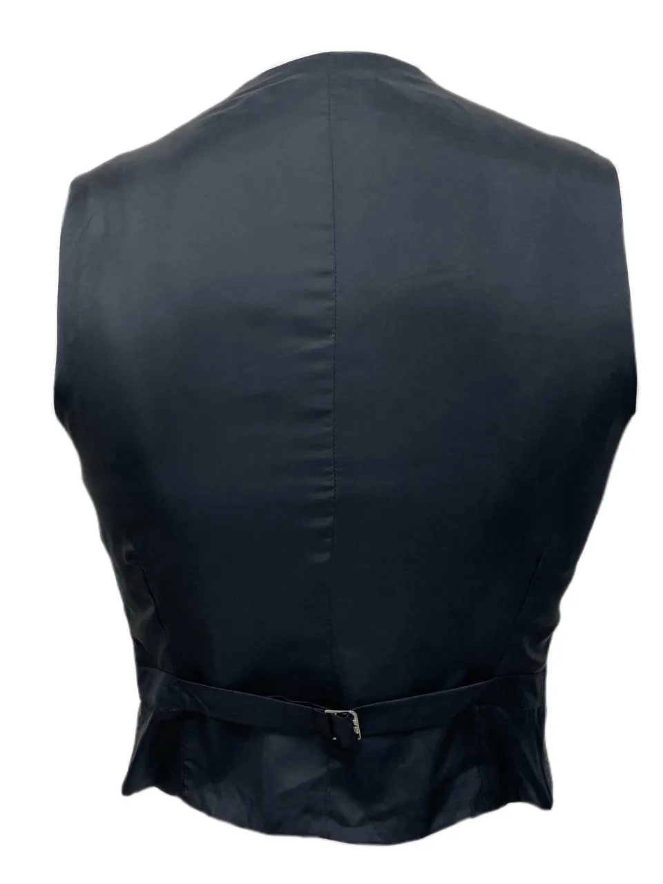 BLK DNM Men's Black Dress Vest 5 #MVW11701 Size 48 NWT