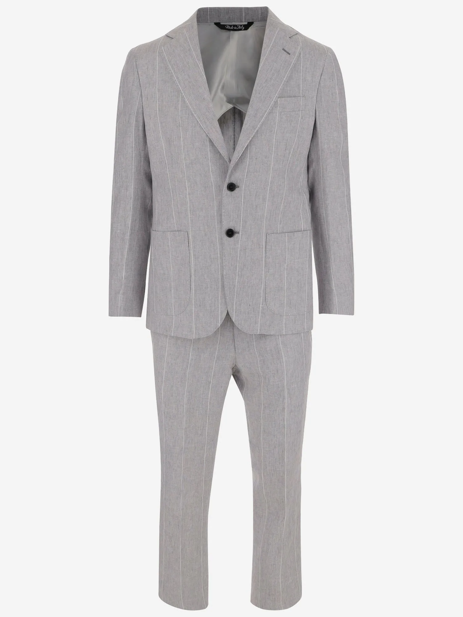 Brian Dales linne pinstripe kostym