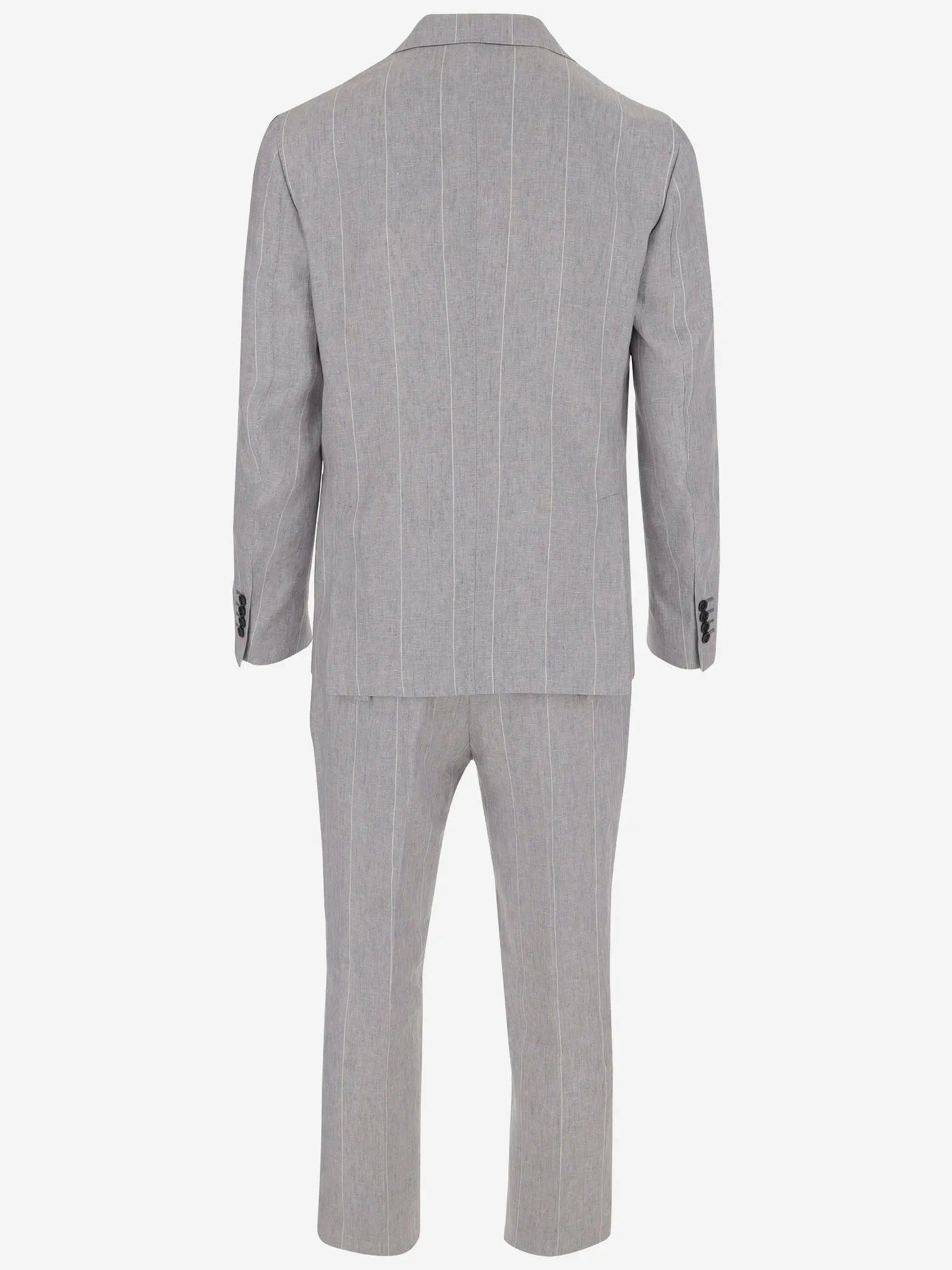 Brian Dales linne pinstripe kostym