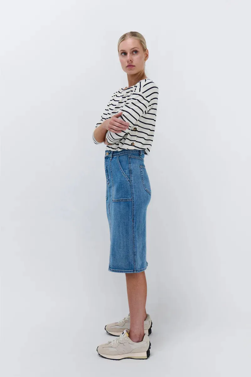 Bridget Skirt - Western Blue