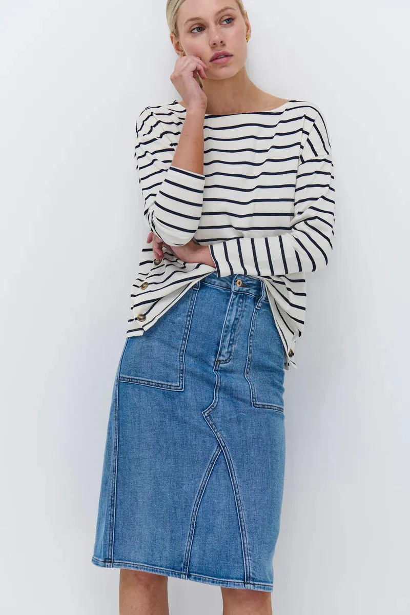 Bridget Skirt - Western Blue