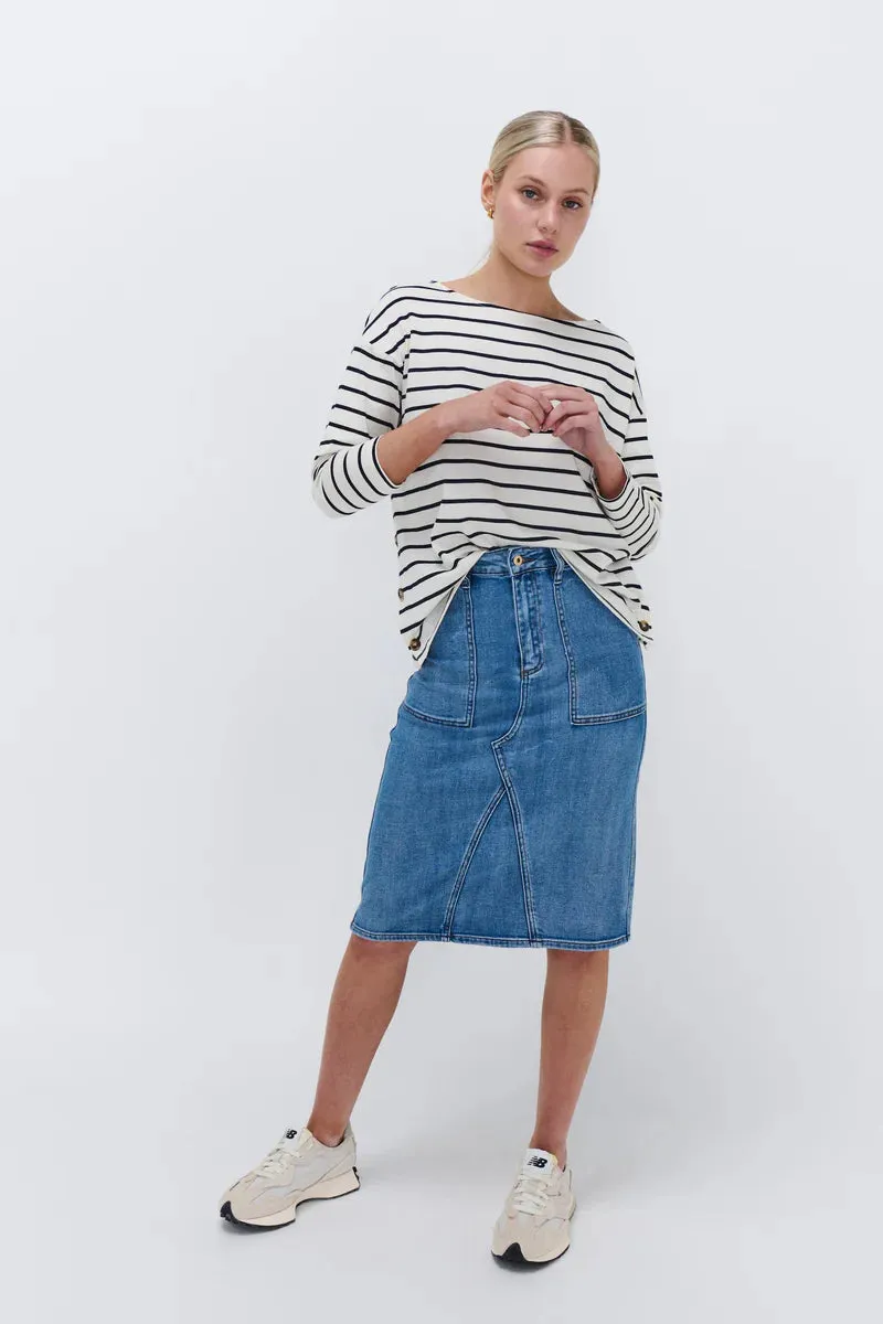 Bridget Skirt - Western Blue