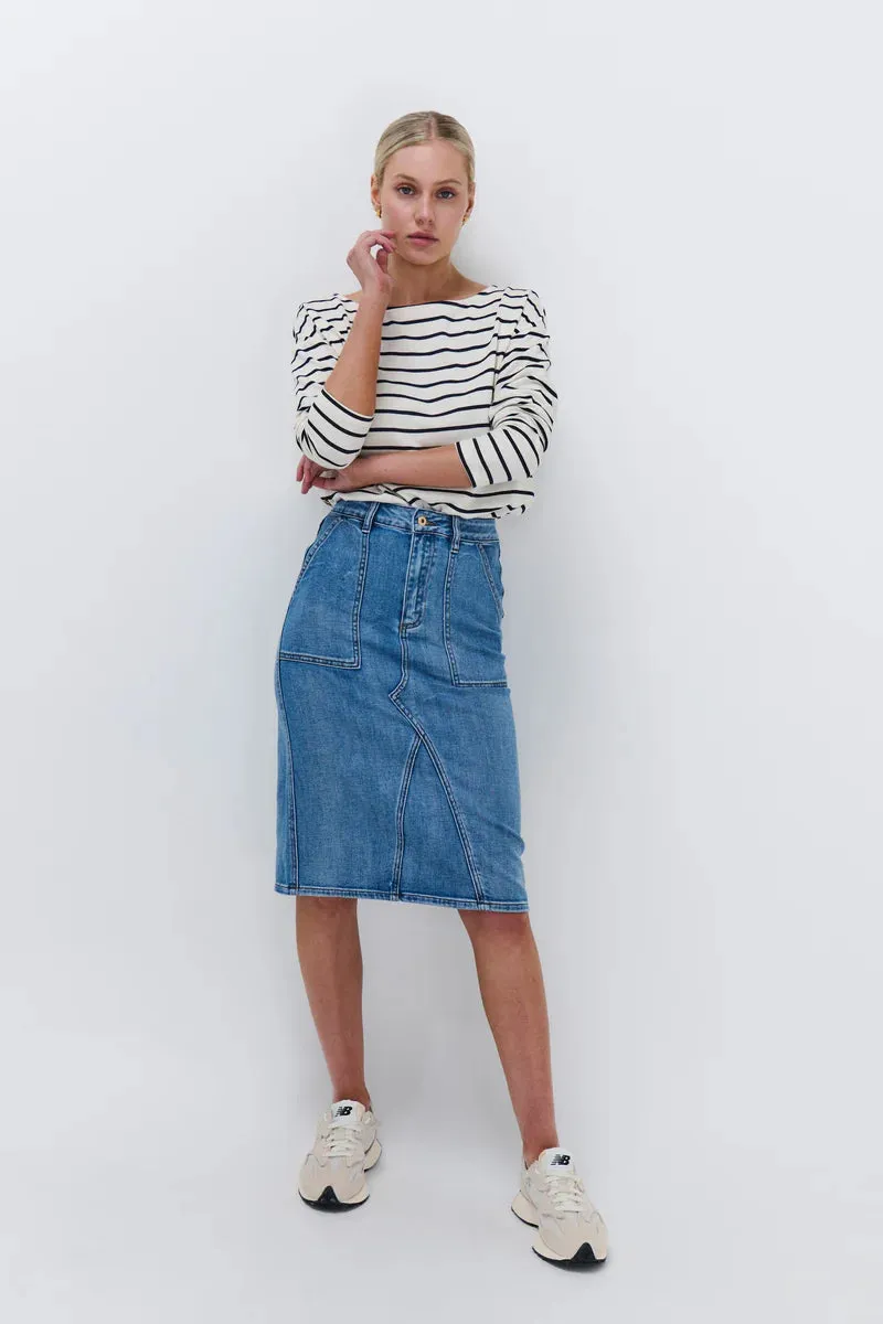 Bridget Skirt - Western Blue