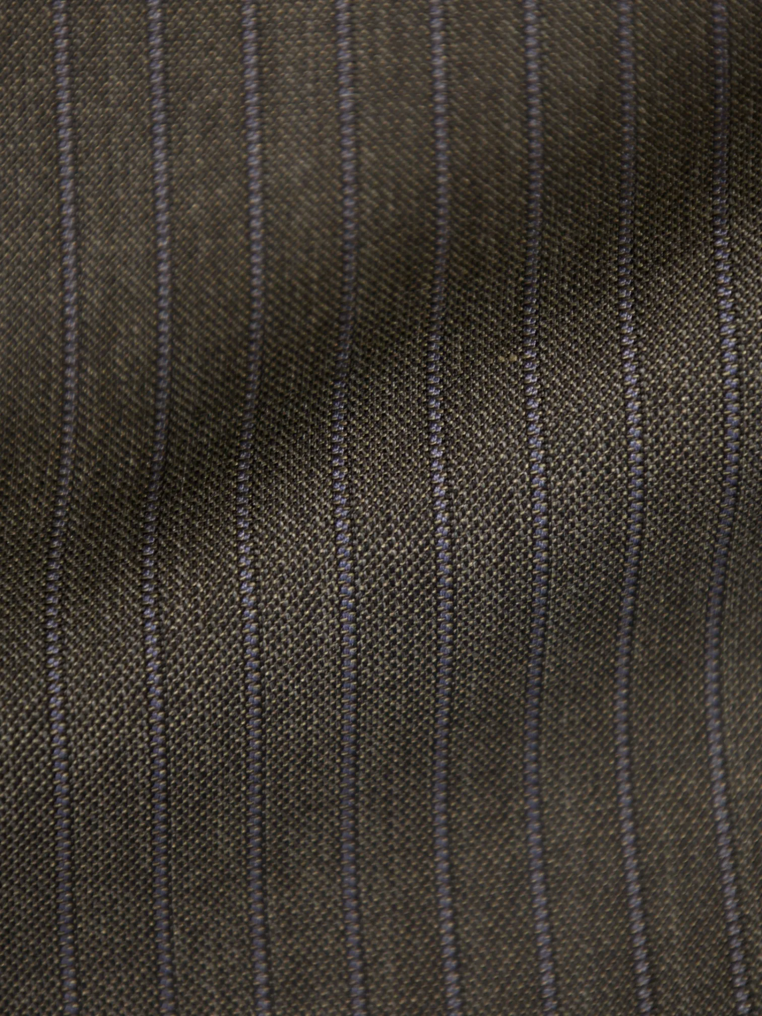 Brioni Dark Taupe Pinstripe Silk & Wool Secolo Suit