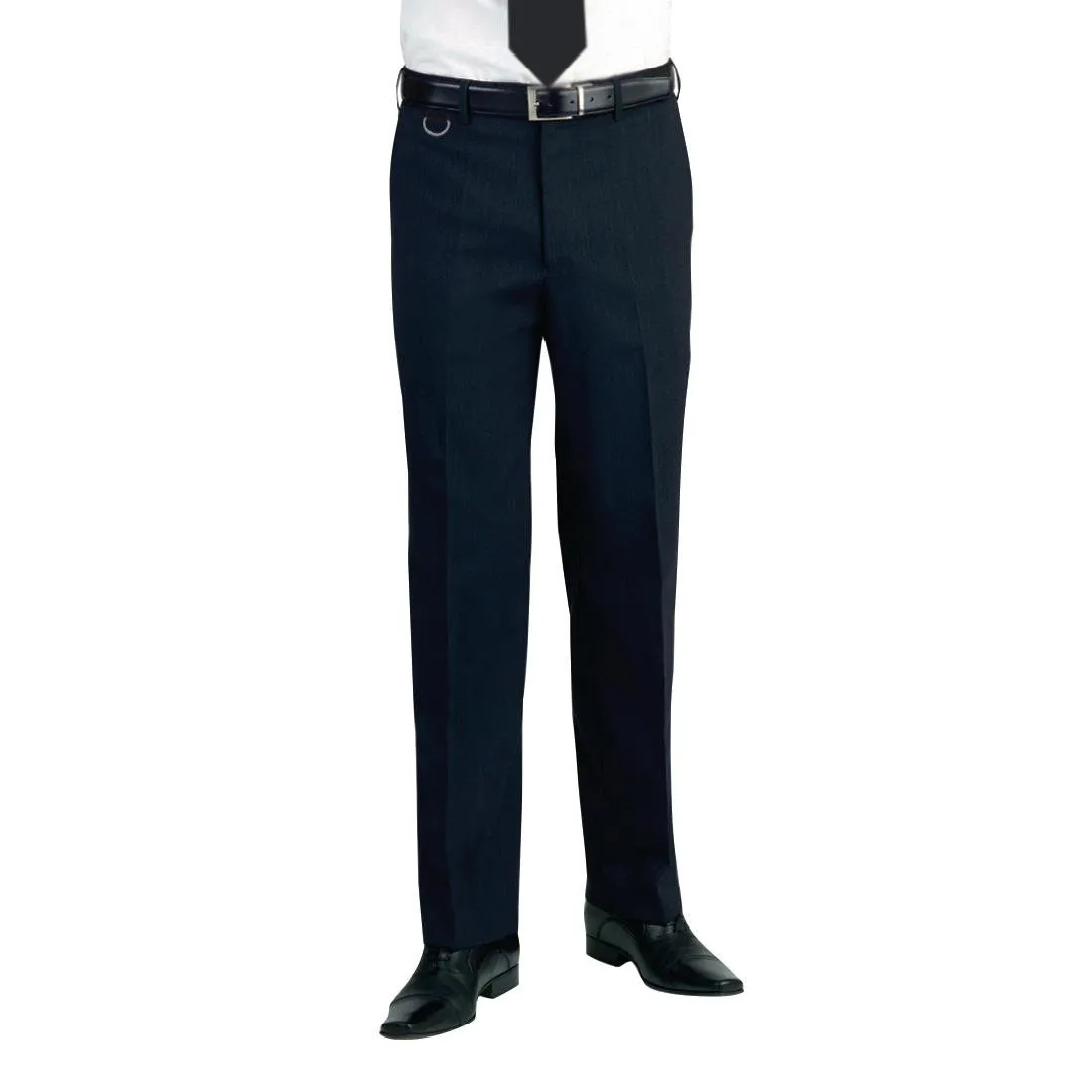 Brook Taverner Mens Mars Black Waiting Trousers Size 32"