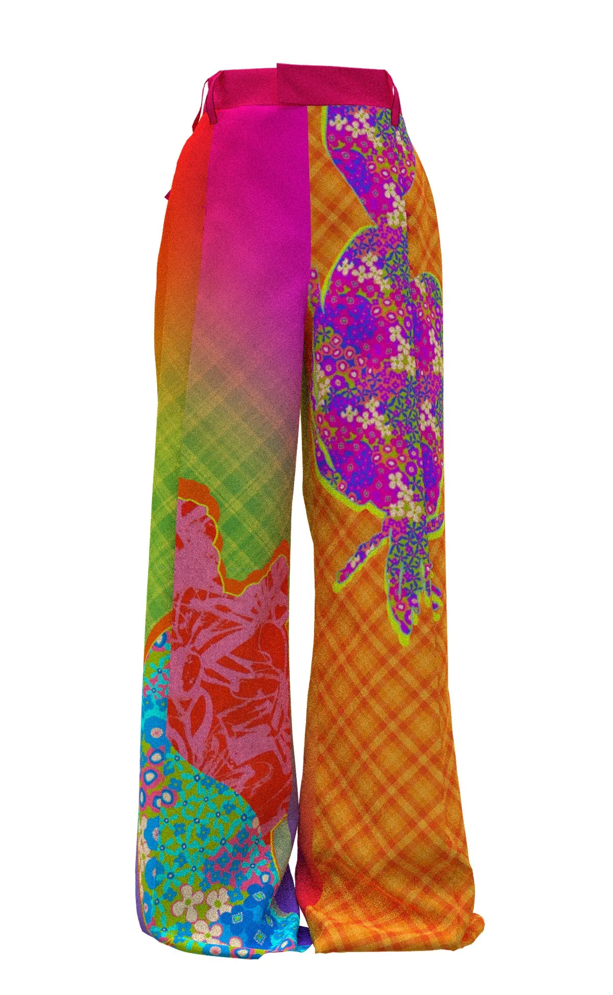 BruceGlen X Gio Swaby Cupro Wide Leg Trousers