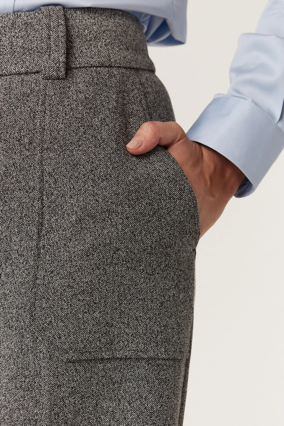 Cable Evie Pant - Charcoal