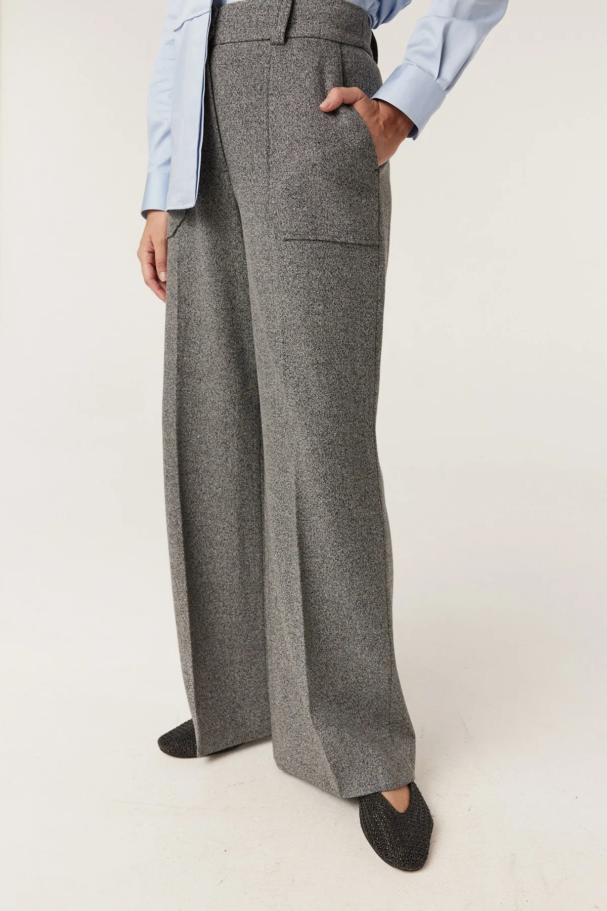 Cable Evie Pant - Charcoal