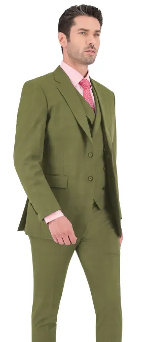 Camel Brown Texture Plain Suit