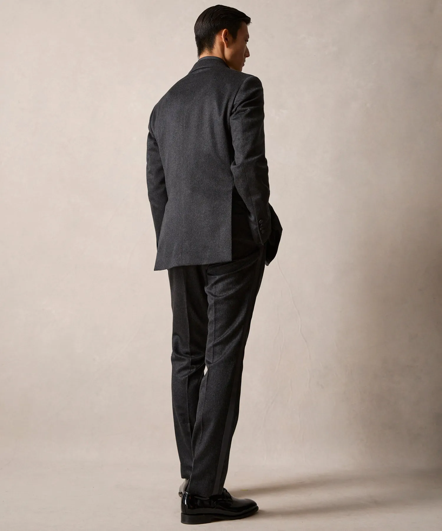Cashmere Tuxedo Trouser
