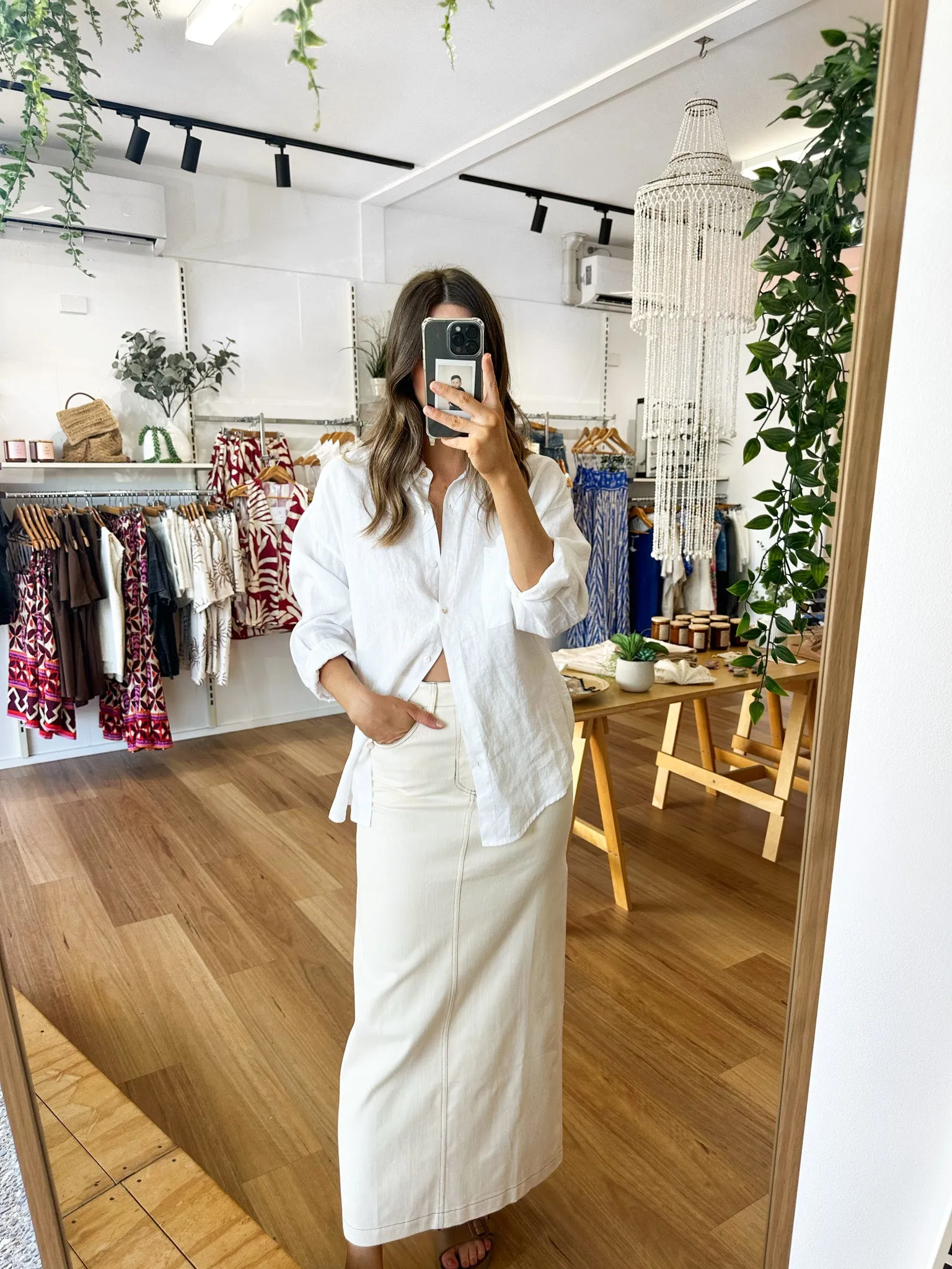 Celine Denim Skirt