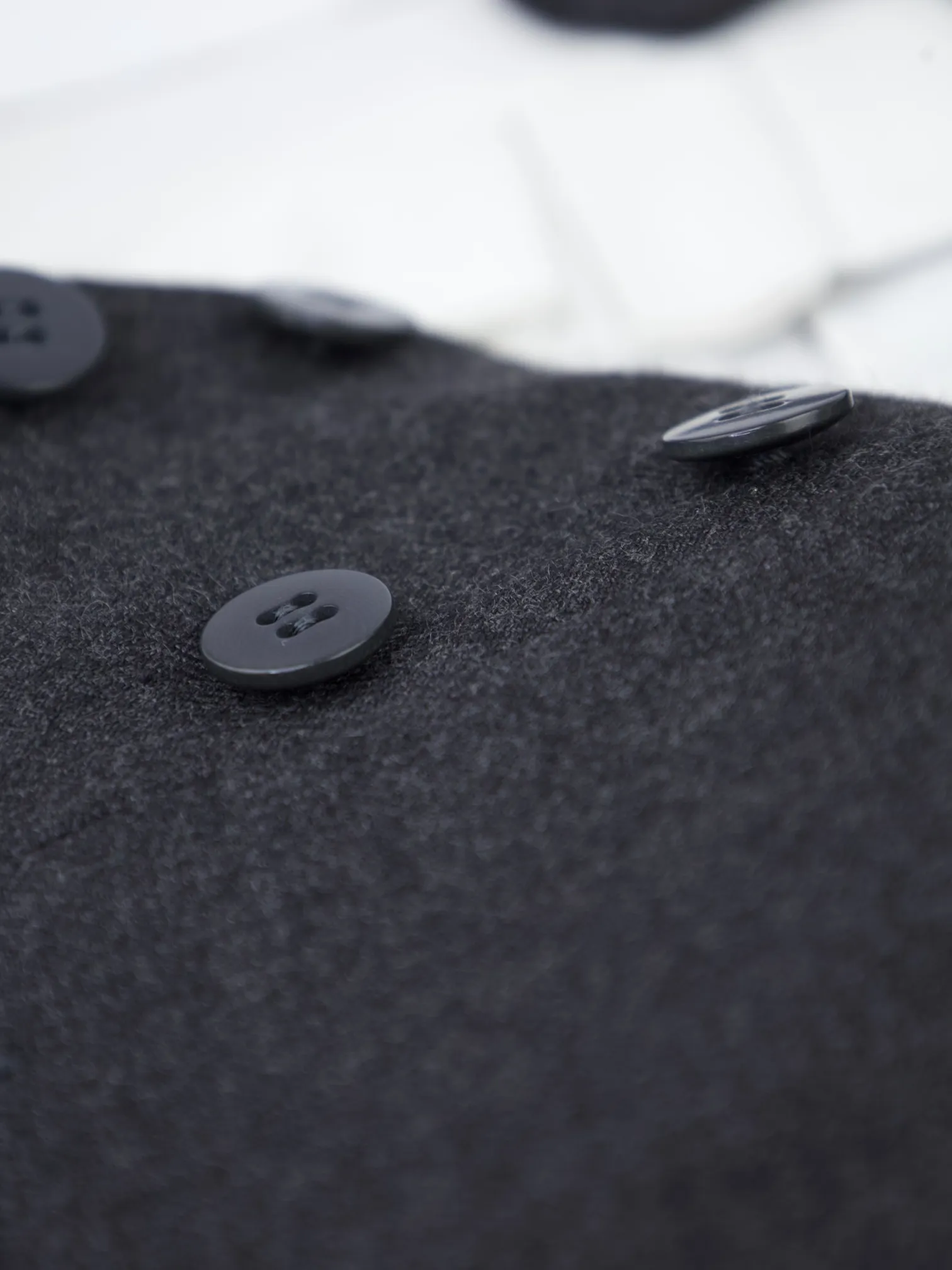 Cesare Attolini Charcoal Pure Cashmere Trousers