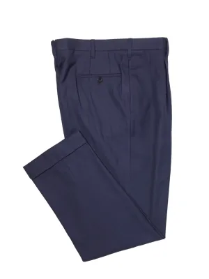 Cesare Attolini Navy Super 180's Sartorial Trousers
