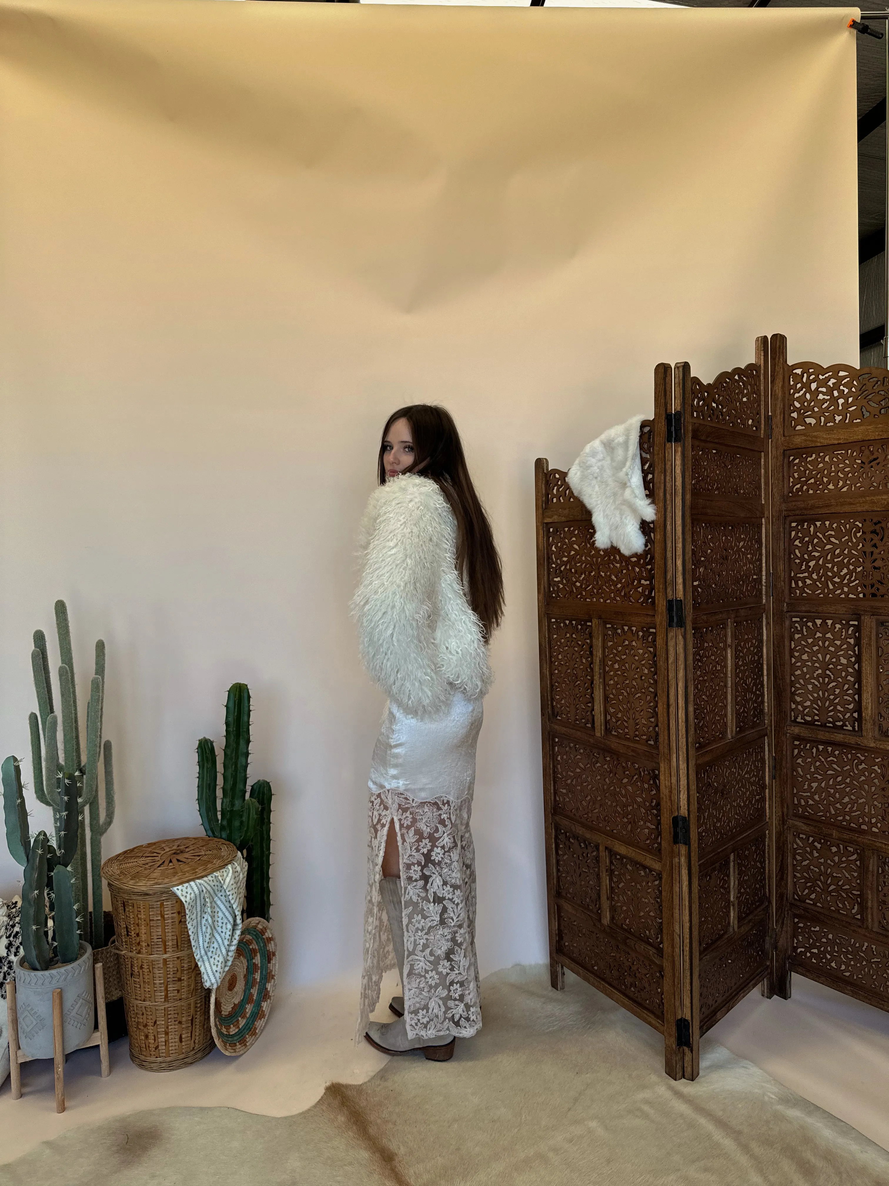 Champagne Toast Maxi Skirt