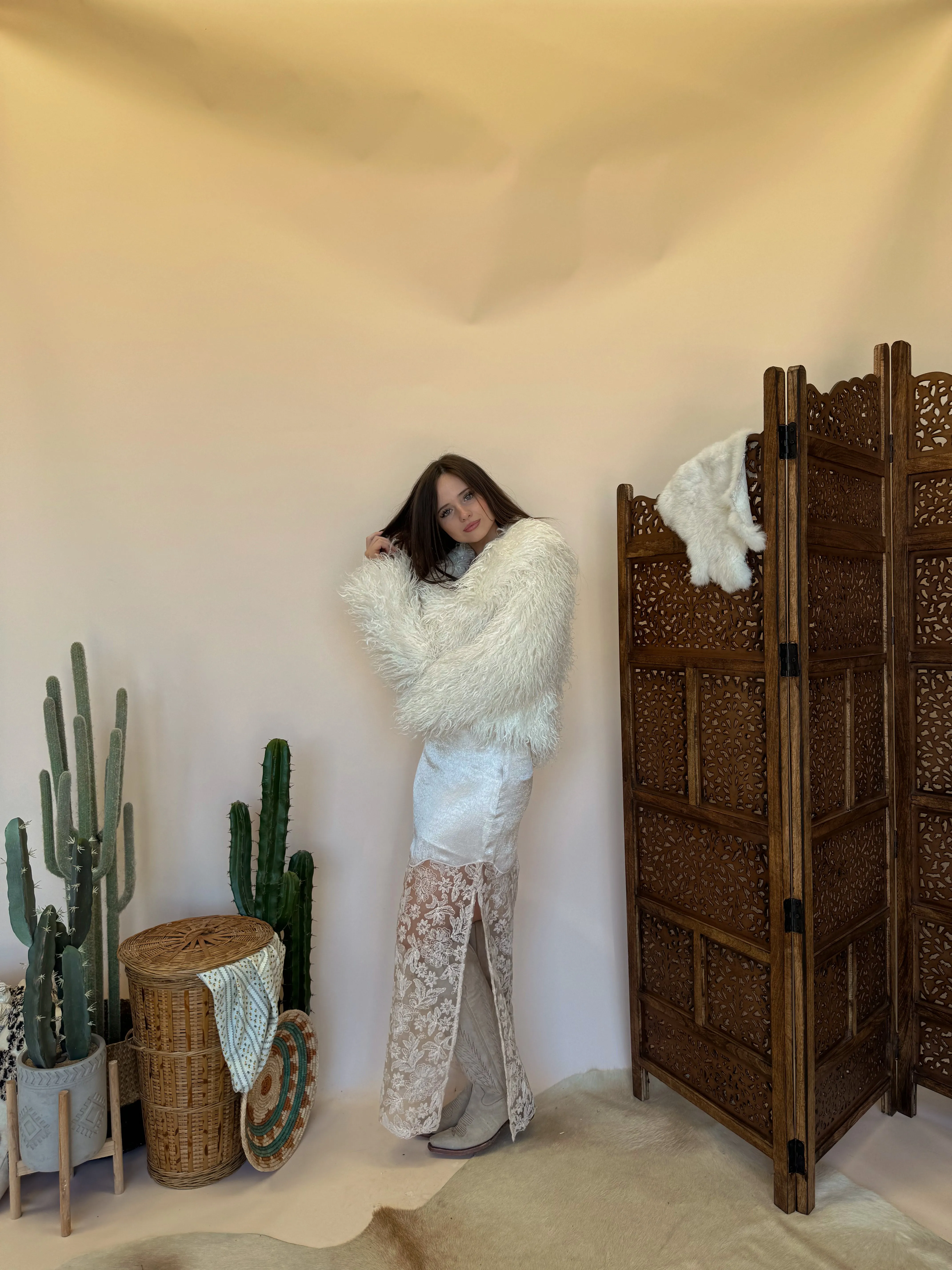 Champagne Toast Maxi Skirt