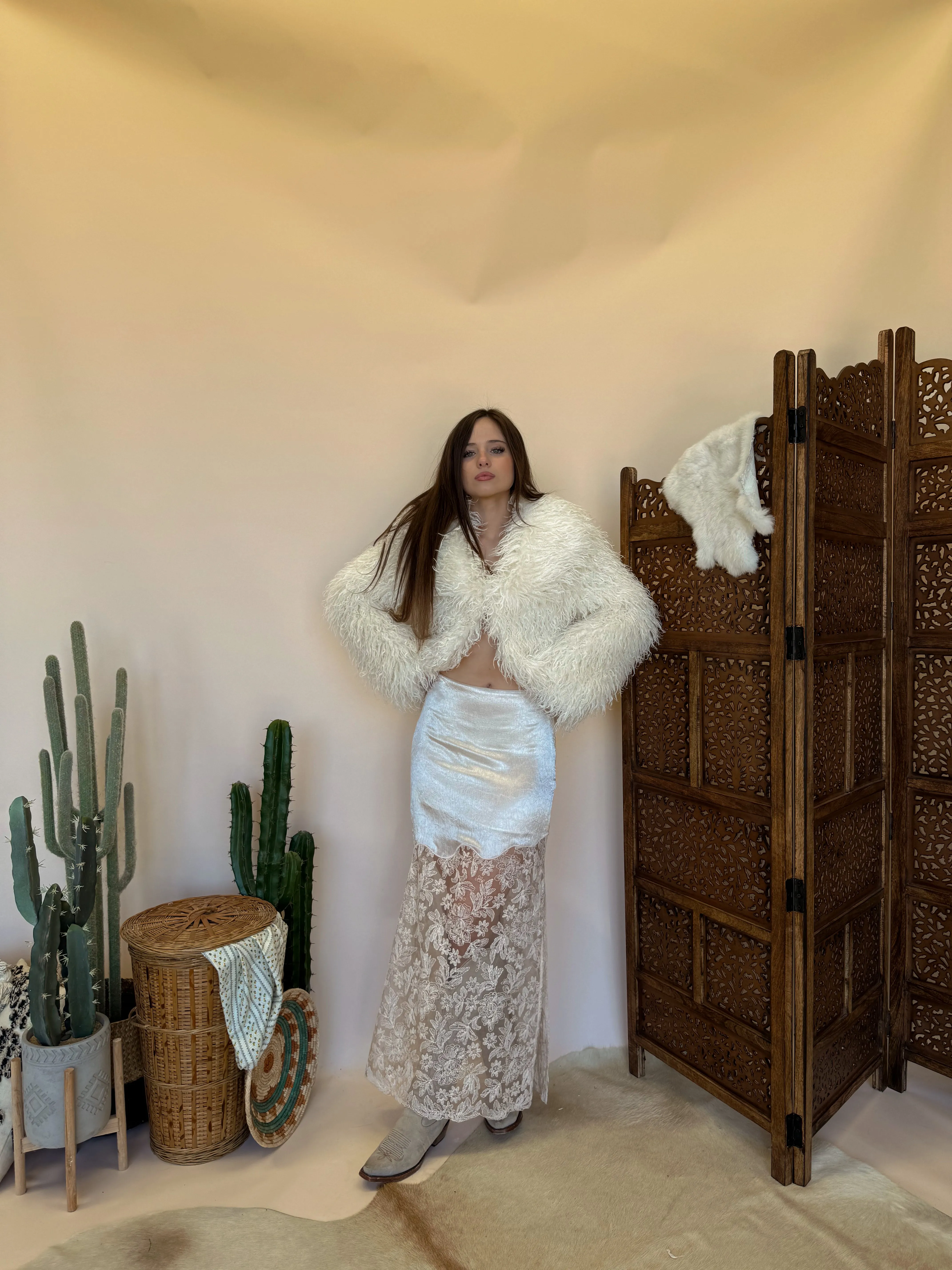 Champagne Toast Maxi Skirt