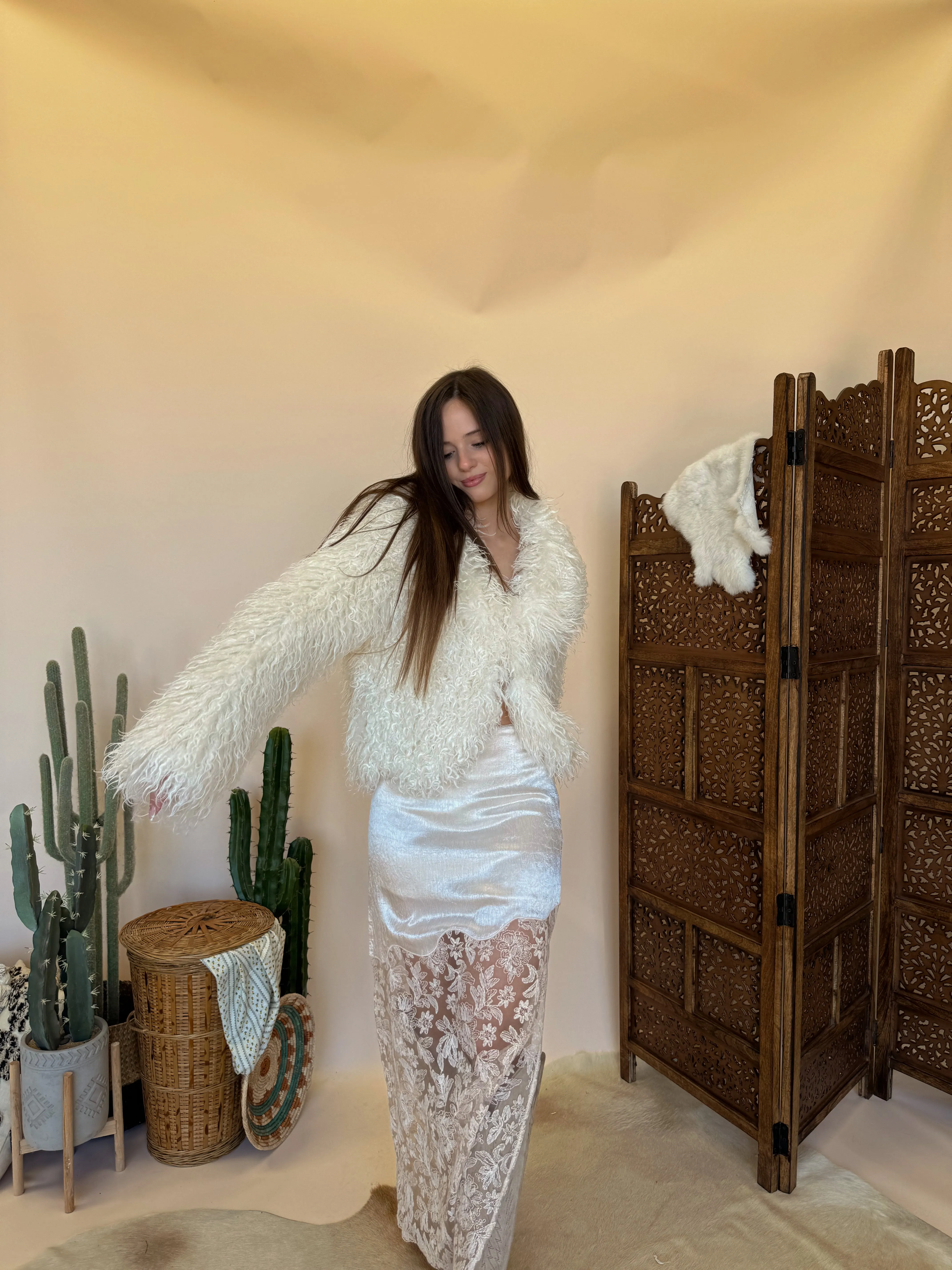 Champagne Toast Maxi Skirt