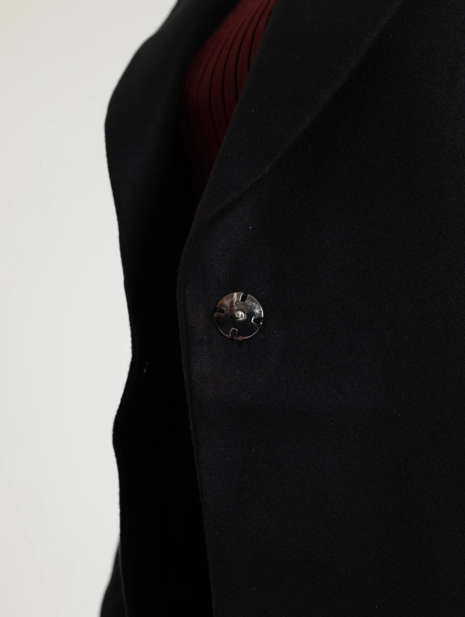 Charlotte Single Breasted Coat - Black