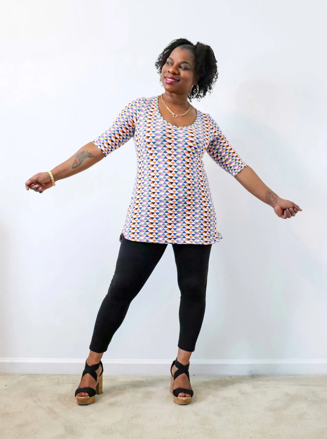 Concord T-Shirt 0-16 printed pattern