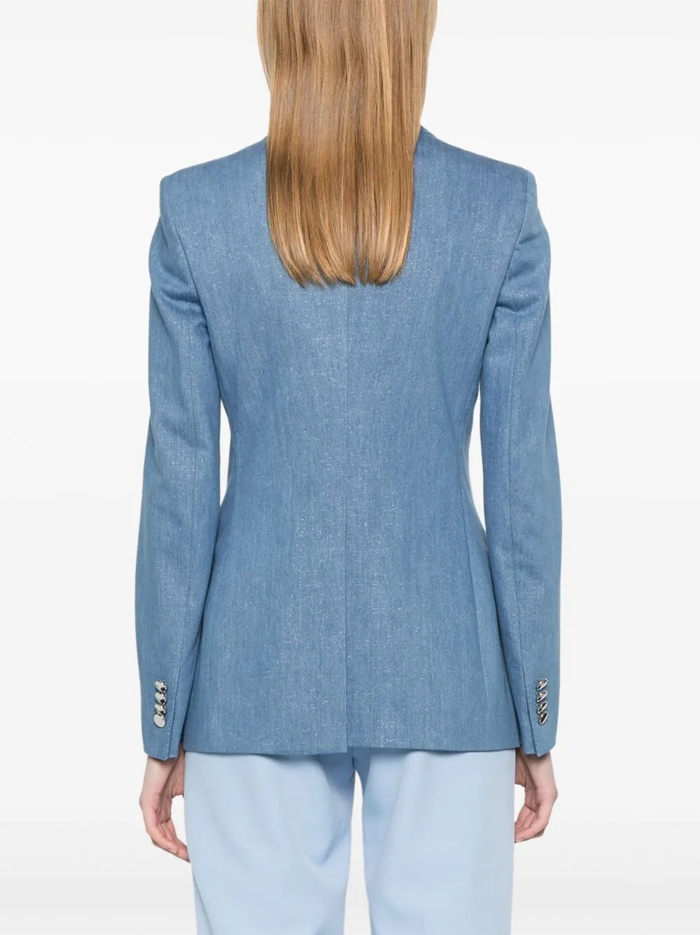 Cotton double-breasted jacket