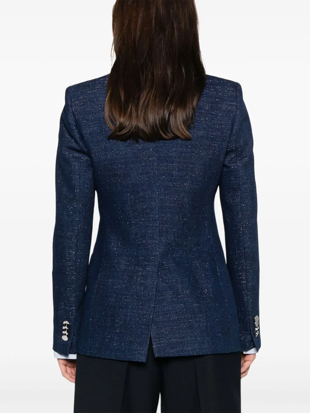 Cotton double-breasted jacket