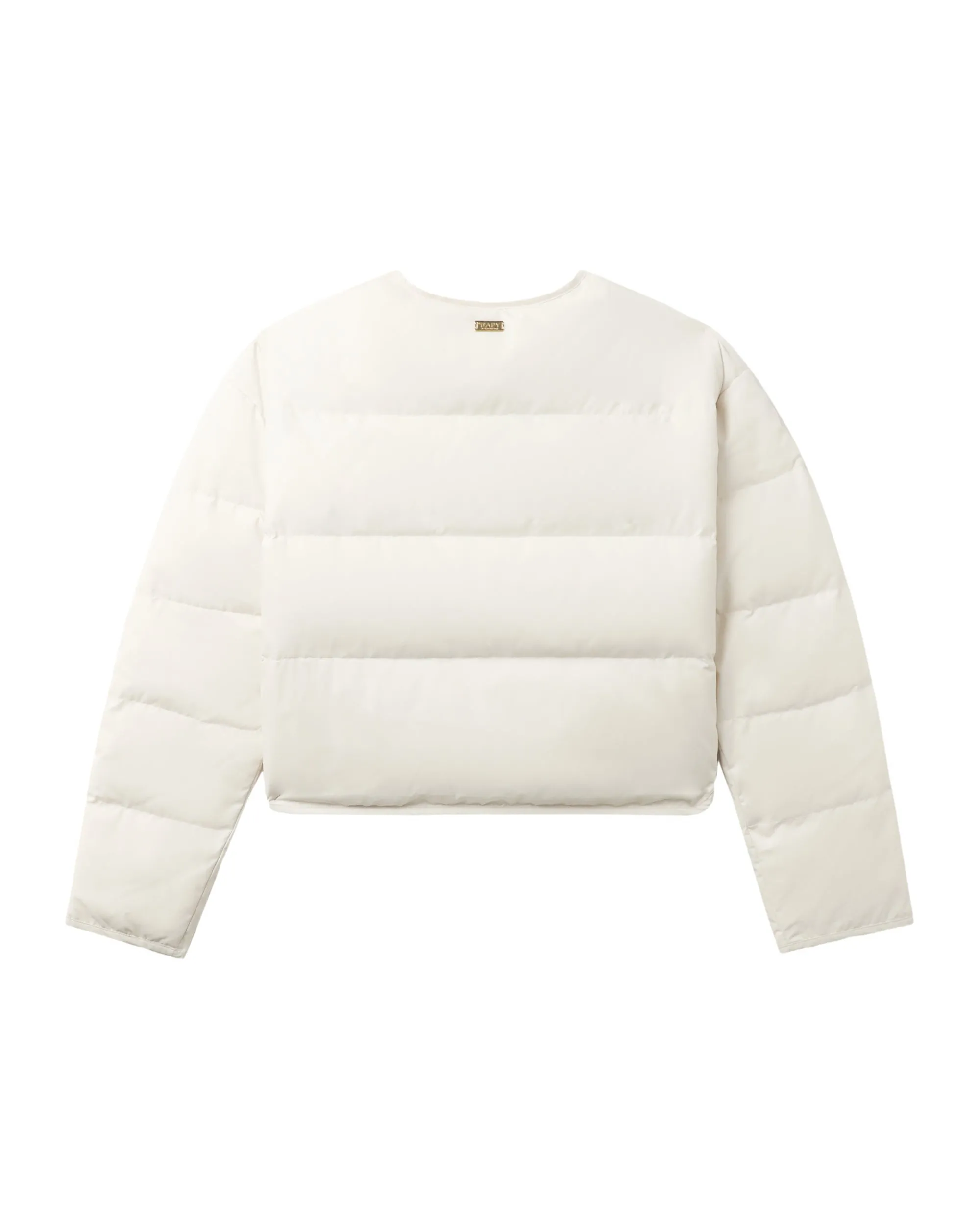 Crop oversized puffer jacket