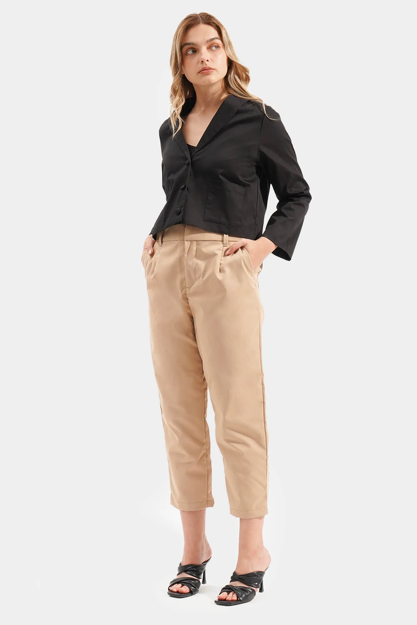 Cropped Blazer