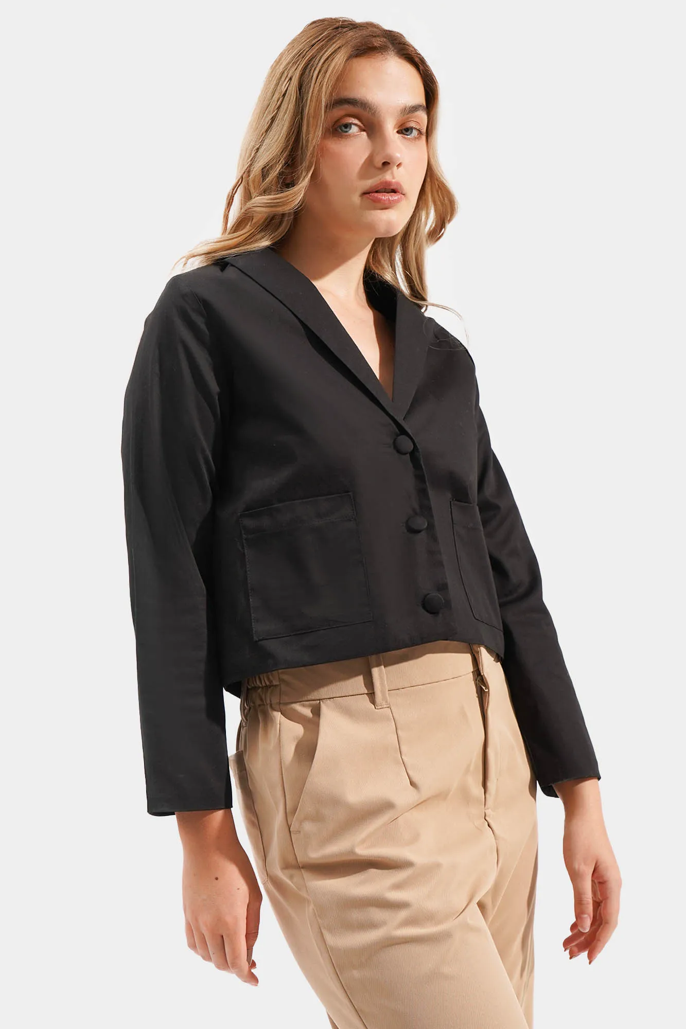 Cropped Blazer