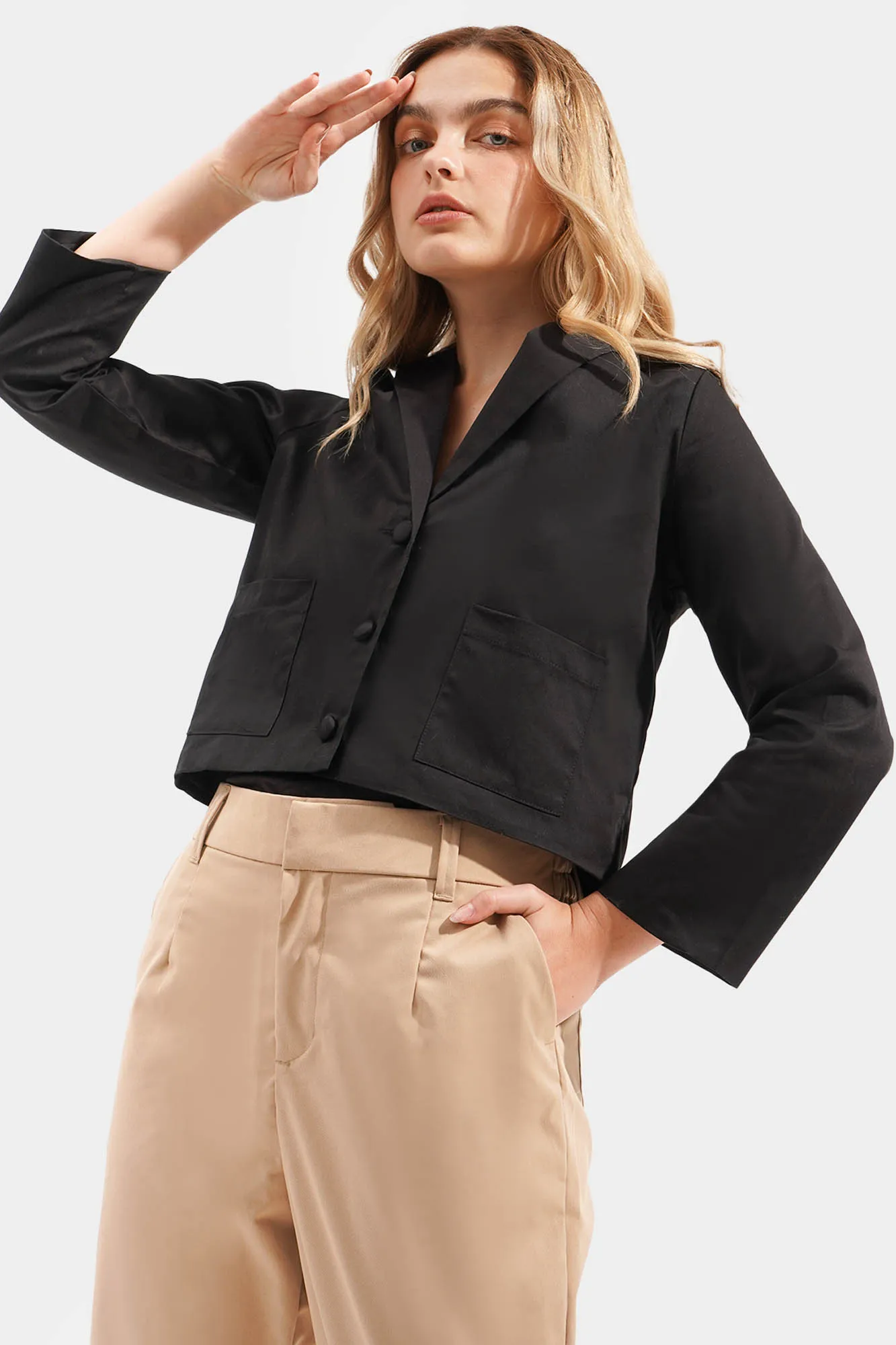 Cropped Blazer