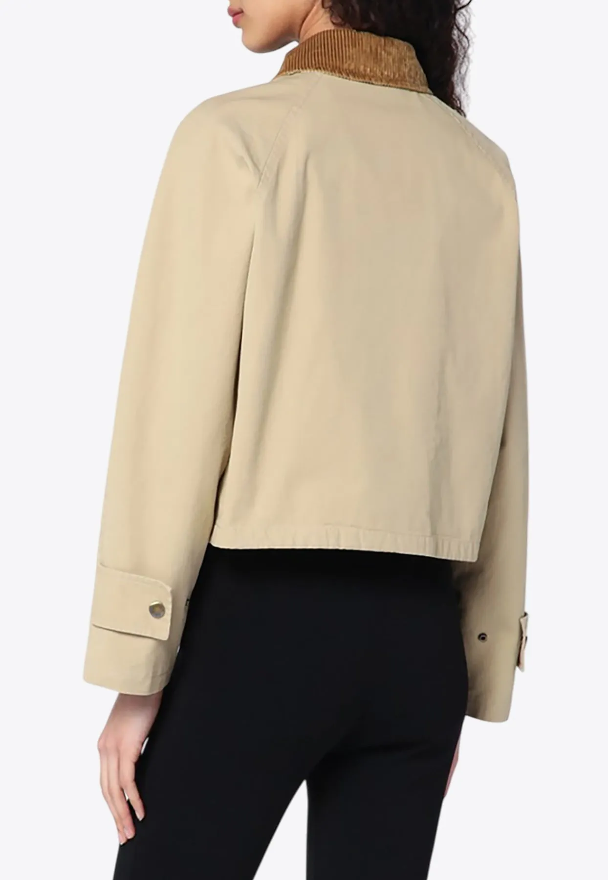 Cropped Buttoned Jacket