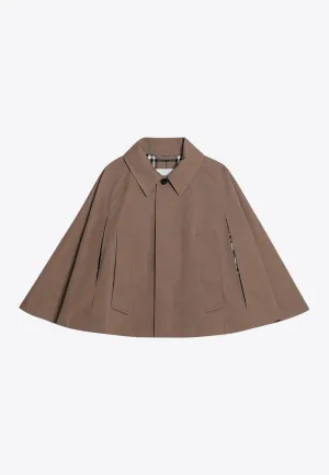Cropped Cape Jacket