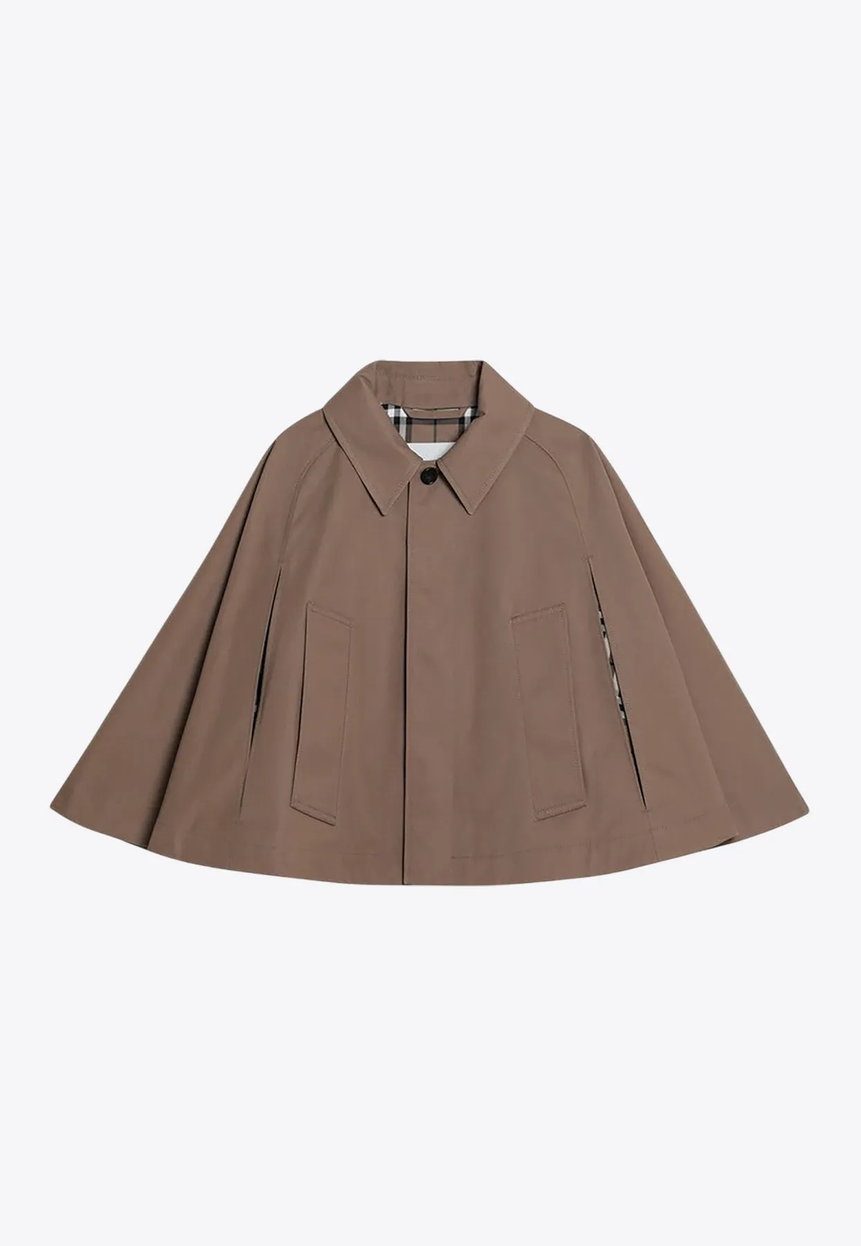 Cropped Cape Jacket