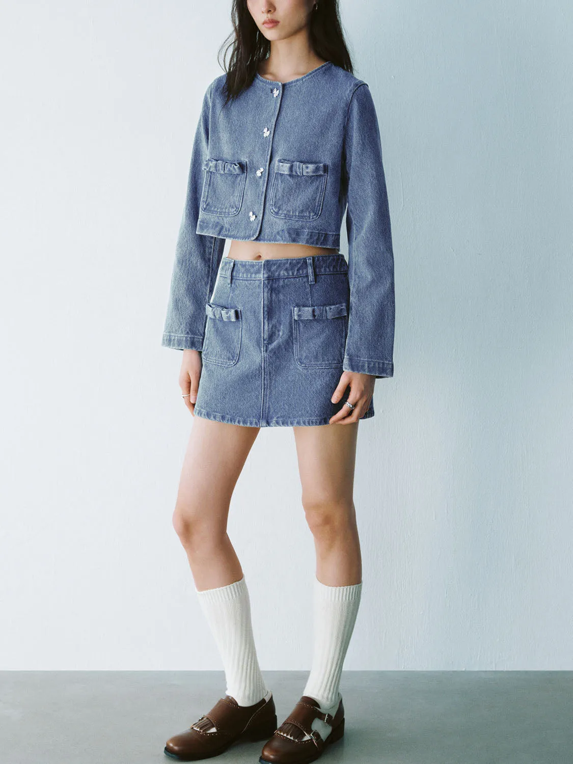 Cropped Denim Jackets